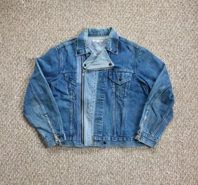 Pre-owned Needles Rebuild By  Denim Jacket In Blue