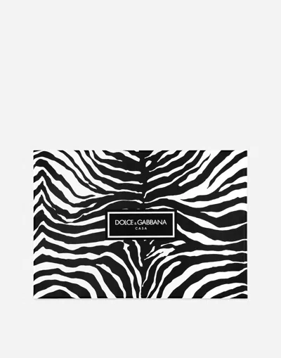 Dolce & Gabbana Gift Box With 2 Porcelain Teacups With Saucers In Multi