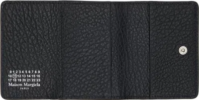 Maison Margiela Black Four Stitches Pocket Wallet In Black
