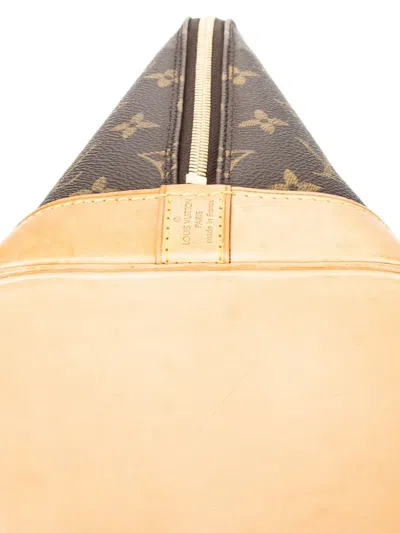 Pre-owned Louis Vuitton 2001 Alma Pm Monogram Tote Bag In Brown