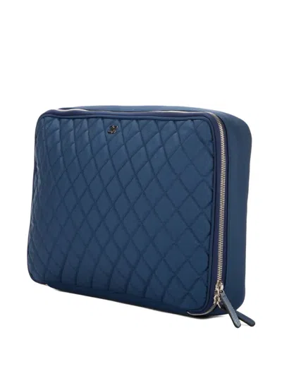 Pre-owned Chanel Laptop Case In Blue