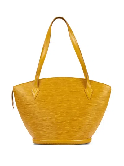 Pre-owned Louis Vuitton 1990 Jacques Pm Handbag In Yellow