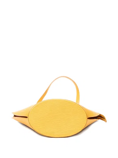 Pre-owned Louis Vuitton 1995 St-jacques Shopping Gm Textured Tote Bag In Yellow