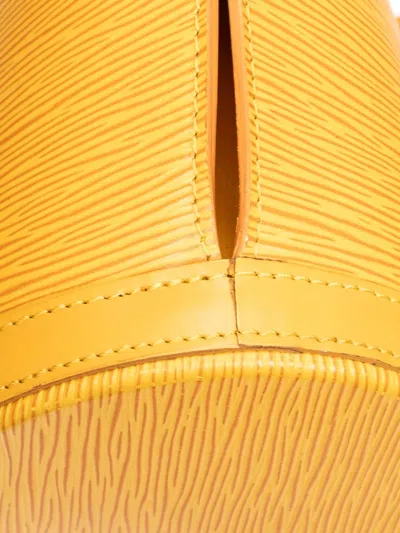 Pre-owned Louis Vuitton 1995 St-jacques Shopping Gm Textured Tote Bag In Yellow