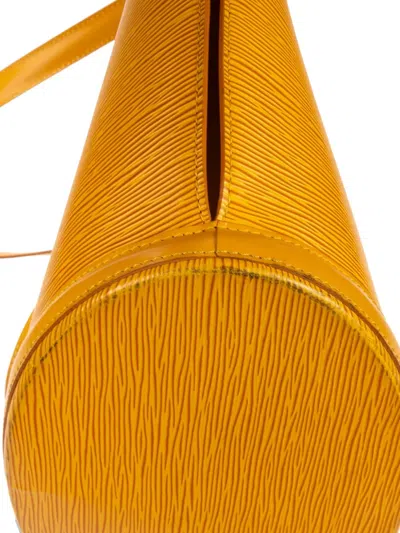 Pre-owned Louis Vuitton 1990 Jacques Pm Handbag In Yellow