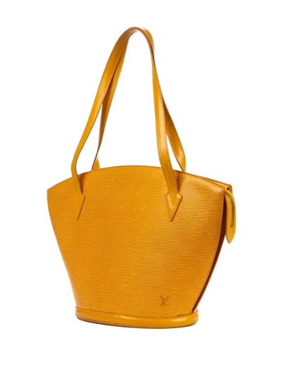 Pre-owned Louis Vuitton 1990 Jacques Pm Handbag In Yellow