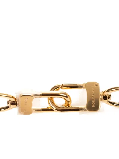 Pre-owned Louis Vuitton Leather Shoulder Strap In Black