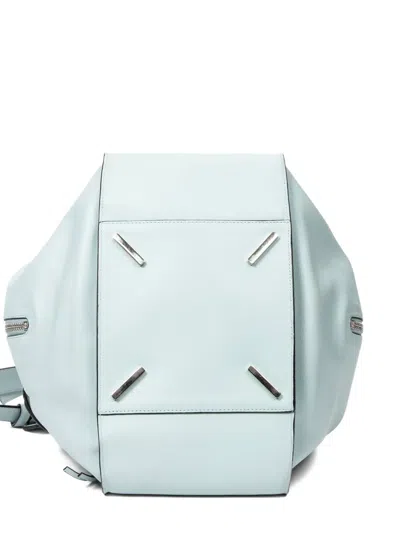 Pre-owned Loewe Large Hammock Leather Tote Bag In Blue