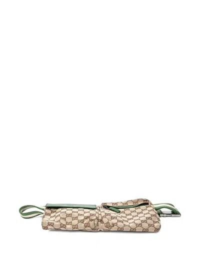 Pre-owned Gucci Monogram Belt Bag In Neutral