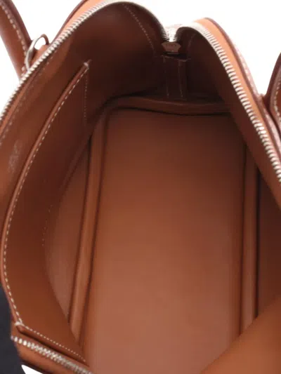 Pre-owned Hermes 2025 Mini Evercolor Bolide 1923 Satchel In Brown
