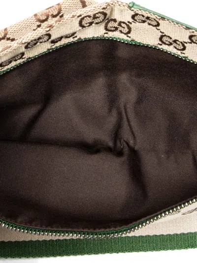 Pre-owned Gucci Monogram Belt Bag In Neutral
