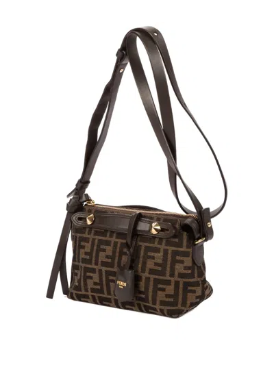 Pre-owned Fendi Mini By The Way Shoulder Bag In Brown