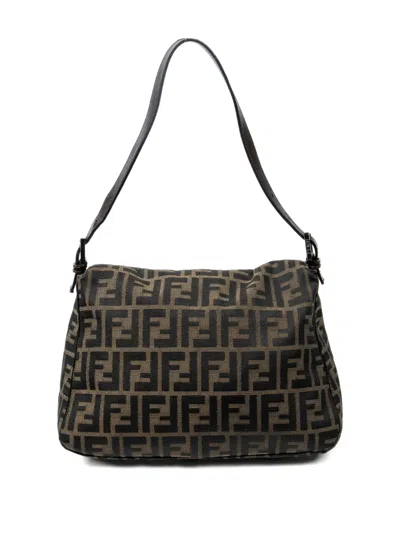 Pre-owned Fendi Mama Forever Shoulder Bag In Brown