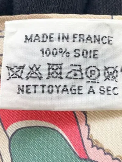 Pre-owned Hermes 2024-2025 Pony Pit Stop Silk Twilly Scarf Scarves In Green