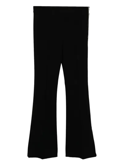 Helmut Lang Ponte Bootcut Trousers In Black