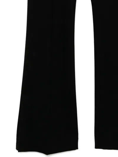 Helmut Lang Ponte Bootcut Trousers In Black