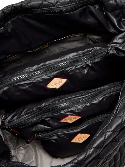 Mz Wallace Quilted Tote Bag In Black