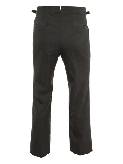 Pre-owned Tom Ford Wool Trousers In Gray