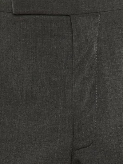 Pre-owned Tom Ford Wool Trousers In Gray