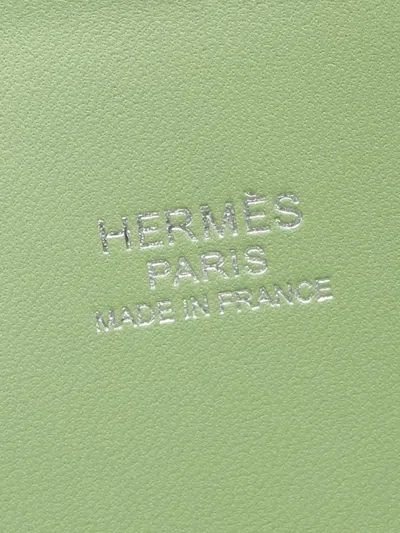 Pre-owned Hermes 2020 Epsom Bolide 27 Satchel In Green