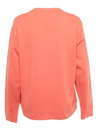 Pre-owned Kenzo Tiger Embroidered Round-neck Sweatshirt In Orange