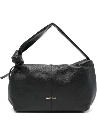 Marc Ellis Angie Knotted-handle Tote Bag In Black
