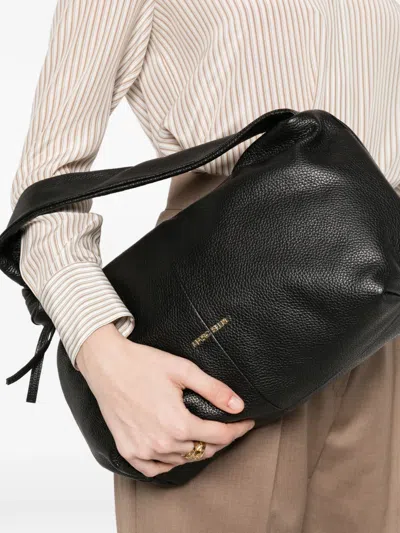 Marc Ellis Angie Knotted-handle Tote Bag In Black