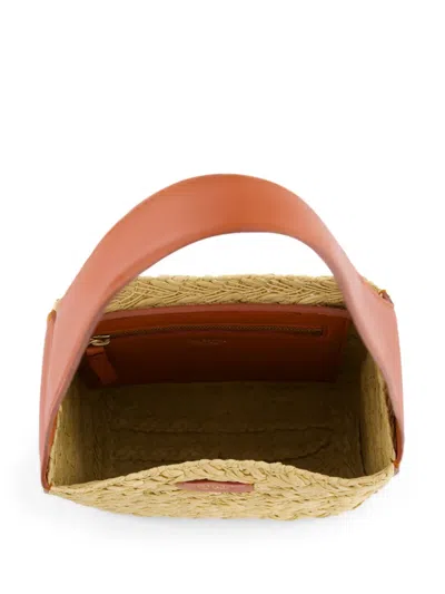 Giambattista Valli Raffia Beach Bag In Neutral