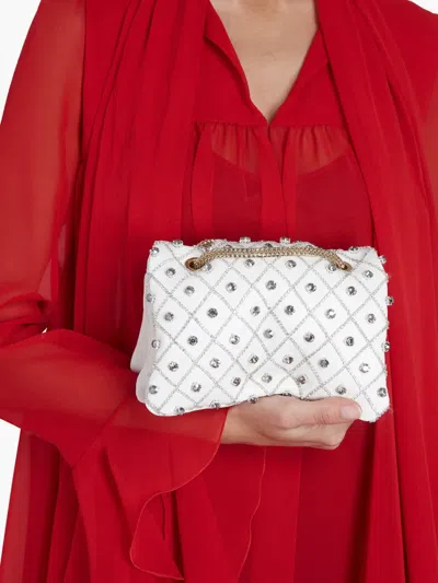 Giambattista Valli Airbag Mini Bag In White