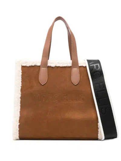 Marc Ellis Buby Tote Bag In Brown