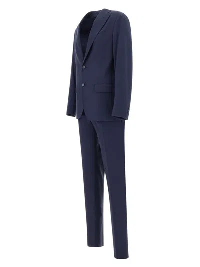 Marchesani Lapel Two-piece Suit In Blue