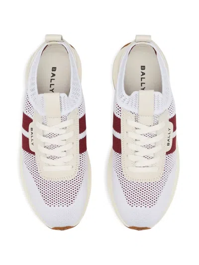 Bally Ribbon-detail Knitted Sneakers In Multi