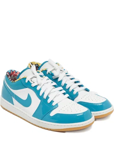 Pre-owned Jordan Air  1 Leather Sneakers In Blue