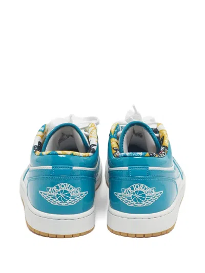 Pre-owned Jordan Air  1 Leather Sneakers In Blue