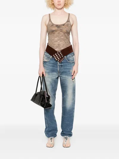 Diesel Distressed Jeans In Blue