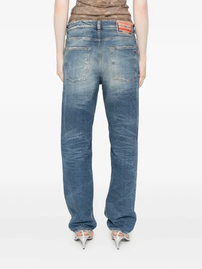 Diesel Distressed Jeans In Blue