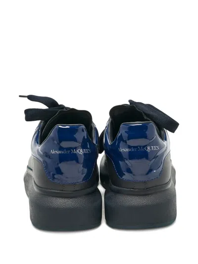 Pre-owned Alexander Mcqueen Leather Sneakers In Black