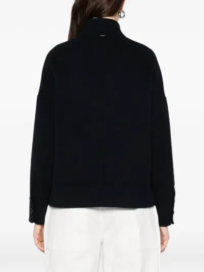 Max Mara Renna Button Jacket In Black