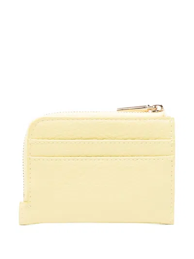 Liu •jo Zip Cardholder In Yellow