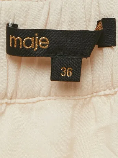 Pre-owned Maje Sequin Midi Skirt In Neutral