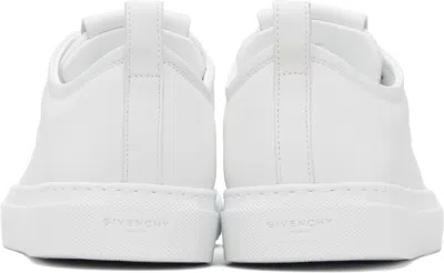 Givenchy Stylish Sneakers With Pull Tab And Round Toe In White