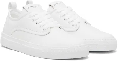 Givenchy Stylish Sneakers With Pull Tab And Round Toe In White