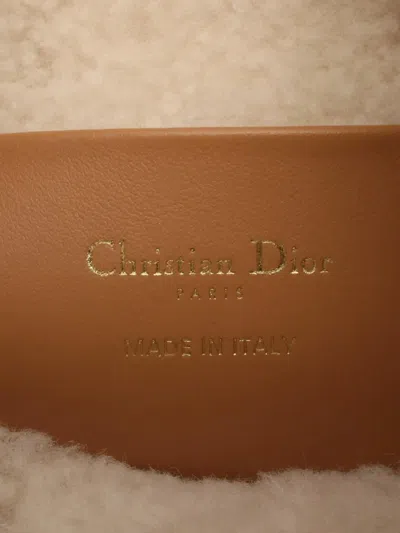 Pre-owned Dior 2025 Nano Suede Macrocannage Alps Toujours Satchel In Brown