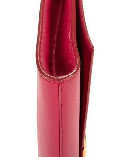 Pre-owned Saint Laurent Classic Y Line Clutch Bag In Pink