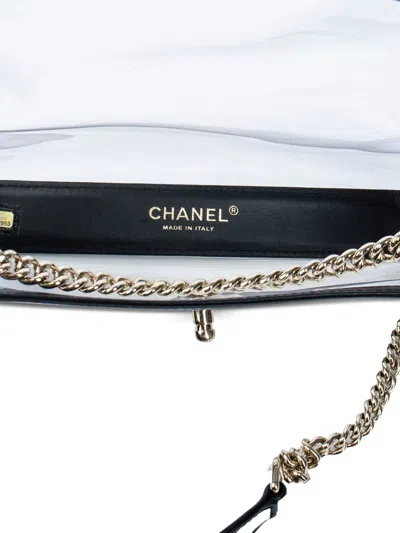 Pre-owned Chanel Naked Boy Flap Shoulder Bag In White