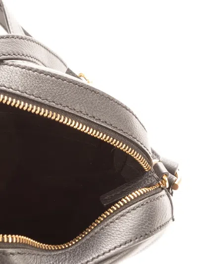 Pre-owned Versace 2000s Medusa-head Circular Bag In Black