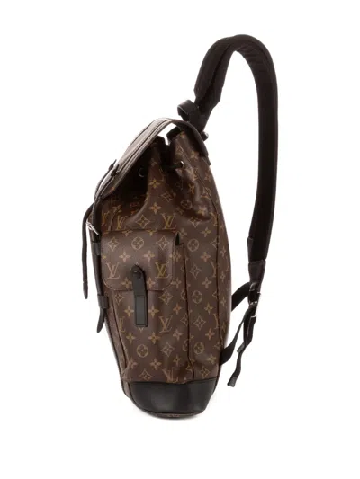 Pre-owned Louis Vuitton Christopher Backpack In Brown