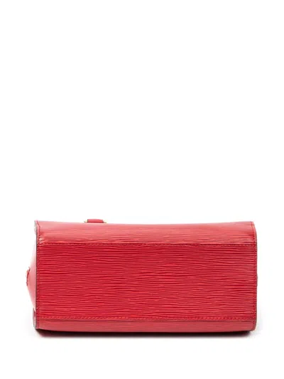 Pre-owned Louis Vuitton Zip-up Tote Bag In Red