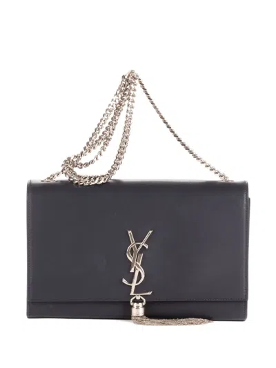 Pre-owned Saint Laurent 2010 Kate Shoulder Bag In Blue