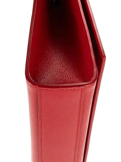 Pre-owned Saint Laurent Medium Kate Shoulder Bag In Red